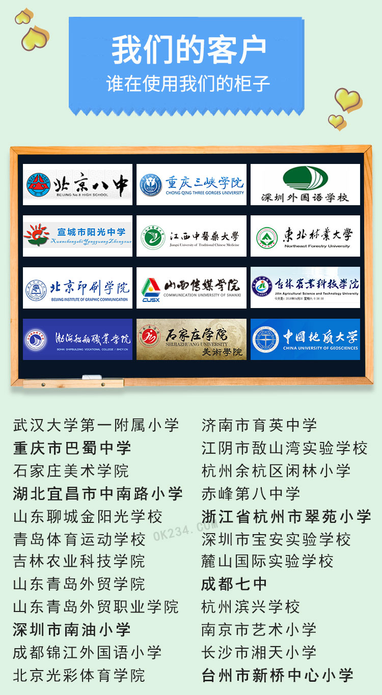 誰在使用世紀聯合中小學生儲物柜書包柜