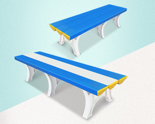 防水塑料更衣凳長條凳子